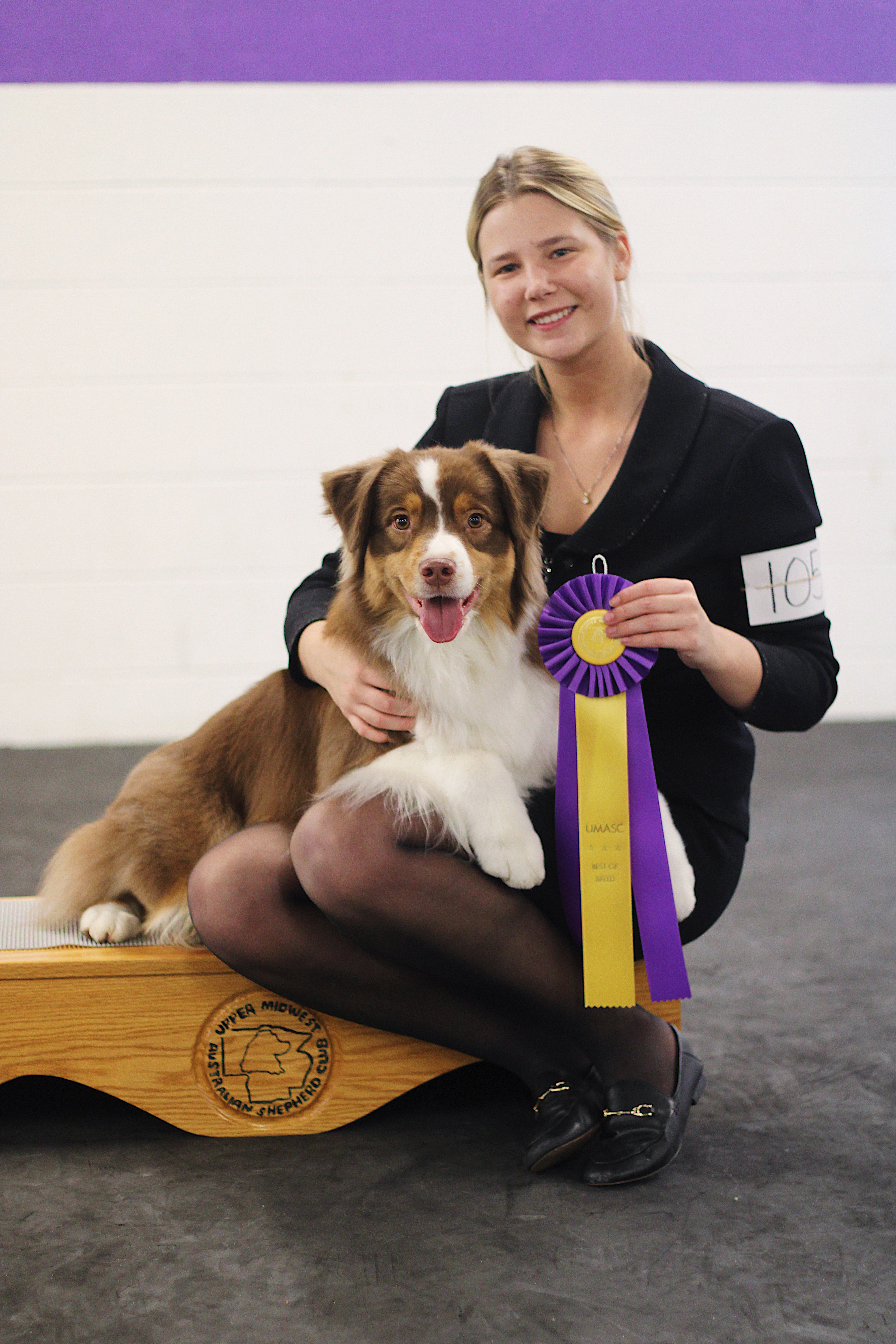 Cerise — ASCA Best of Breed, Major Win